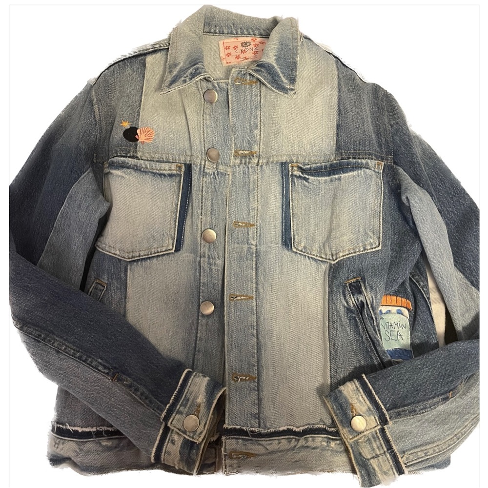 Those art stitches came with the jacket already, feel free to add your own